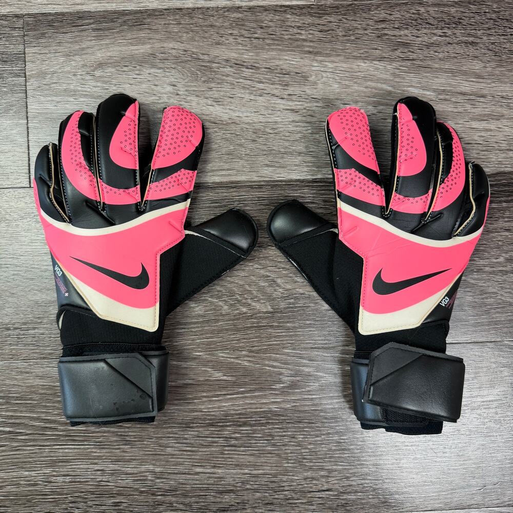 Nike Vapor Grip 3 ACC Goalkeeper Soccer Gloves Black Size 10 FB3000-013 NWOT